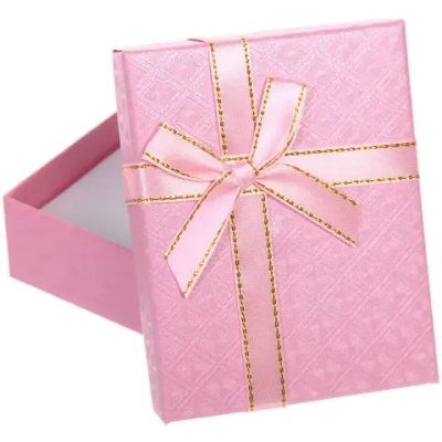 Коробка подарочная «С любовью» 9*7*3 см, Розовый