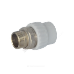 Муфта PP-R комбинированная разъемная белая Дн 20х3/4" НР для радиатора VALFEX 10159120