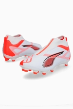 Бутсы Puma Ultra 5 Match LL FG/AG Junior - белый