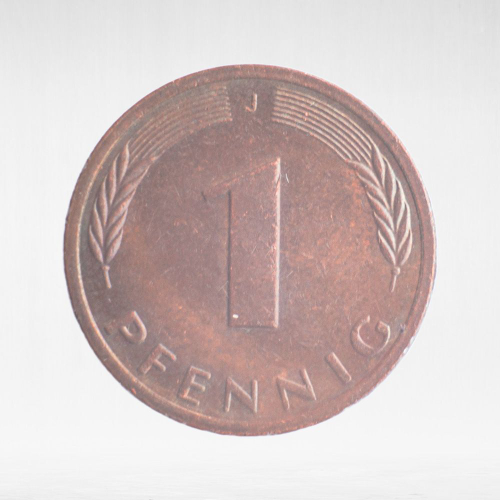 Germany, 1 Pfennig, 1995, (Hamburg Mint - "J"), VF