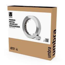 Органайзер для украшений Ferris, Ø19 см, хром