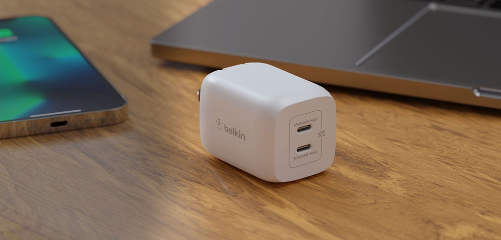 Зарядное устройство Belkin WCH013vfWH USB Type-C белый
