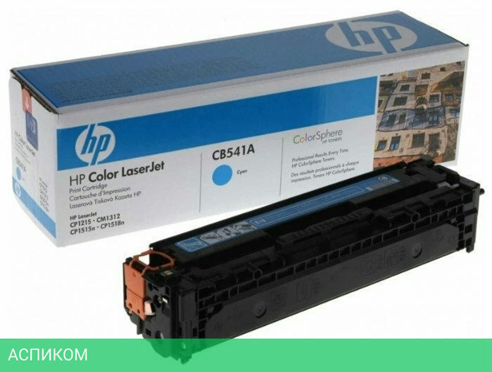 Картридж HP CB541A голубой
