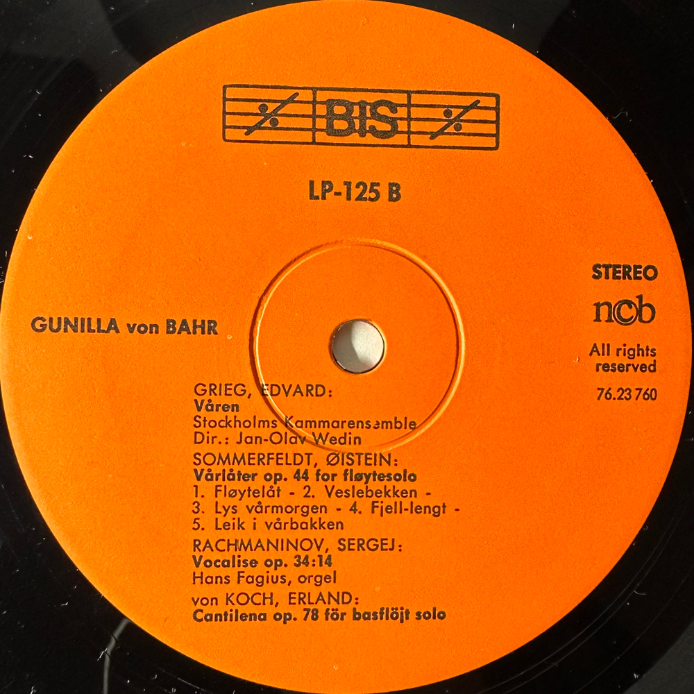 Гунилла фон Бар - Солнечная флейта 2 (Скандинавия 1978г.)