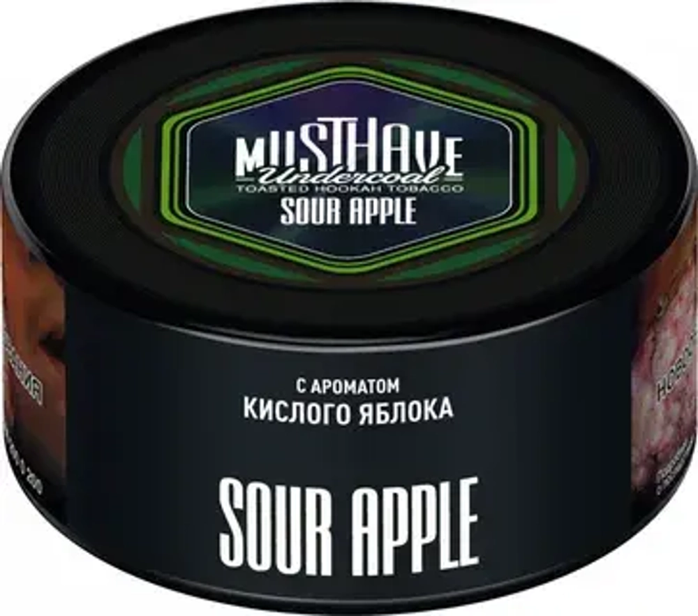 М. Табак для кальяна Must Have  Sour Apple (Кислое яблоко) 25гр