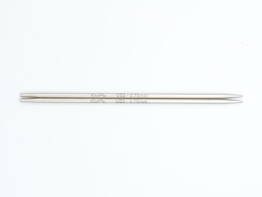 Спицы съемные Petite "Mindful" 13 см, нержавеющая сталь, серебристый, KnitPro
