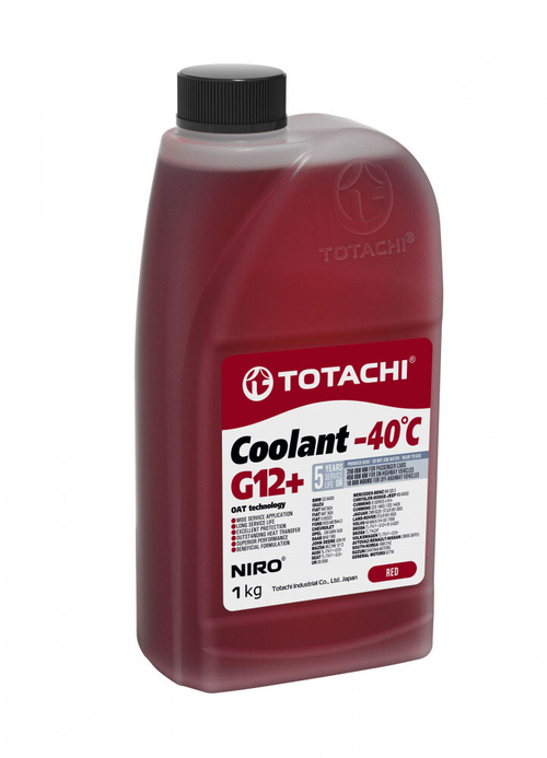 Антифриз красный TOTACHI NIRO COOLANT    - 40*C   1л