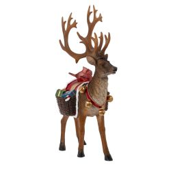GAEM Фигурка декоративная с подсветкой "Олень", L23 W12 H32 см, (2хAAA н/п)