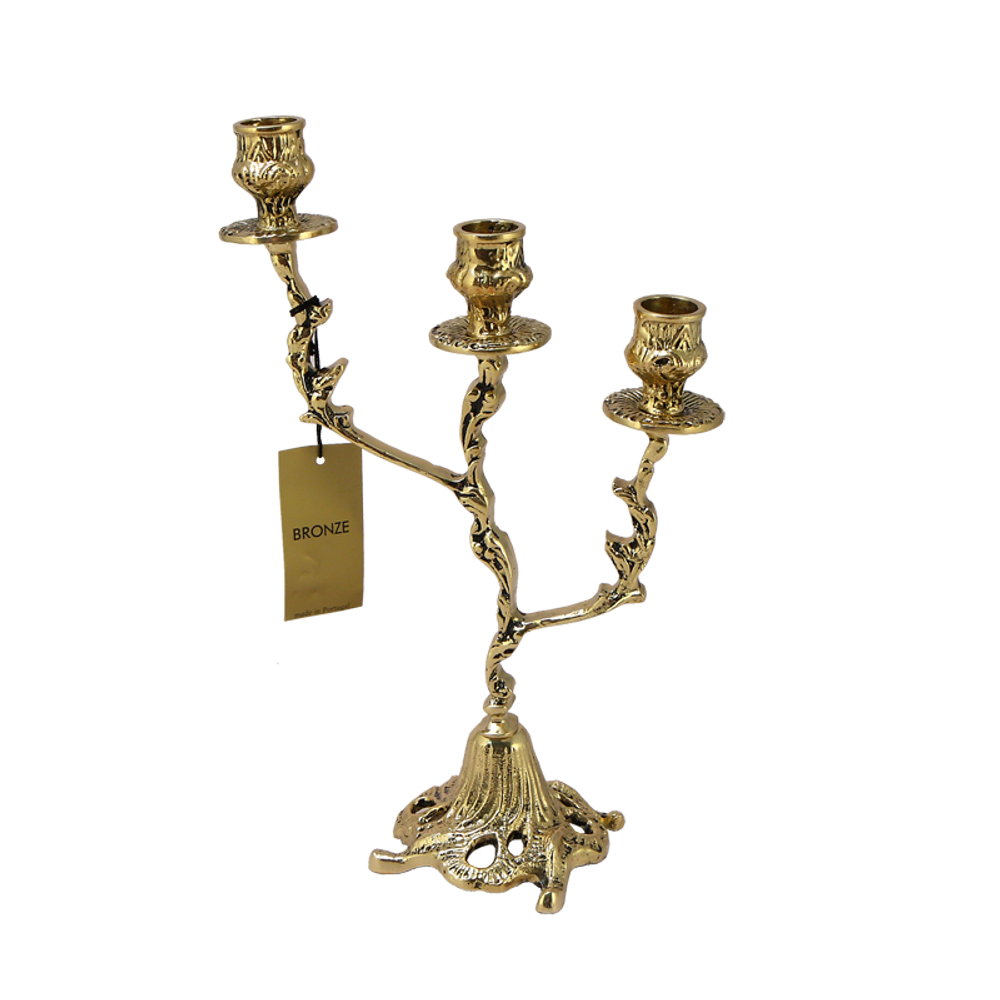 Bello De Bronze Каминные часы с маятником с канделябрами "Юнона"