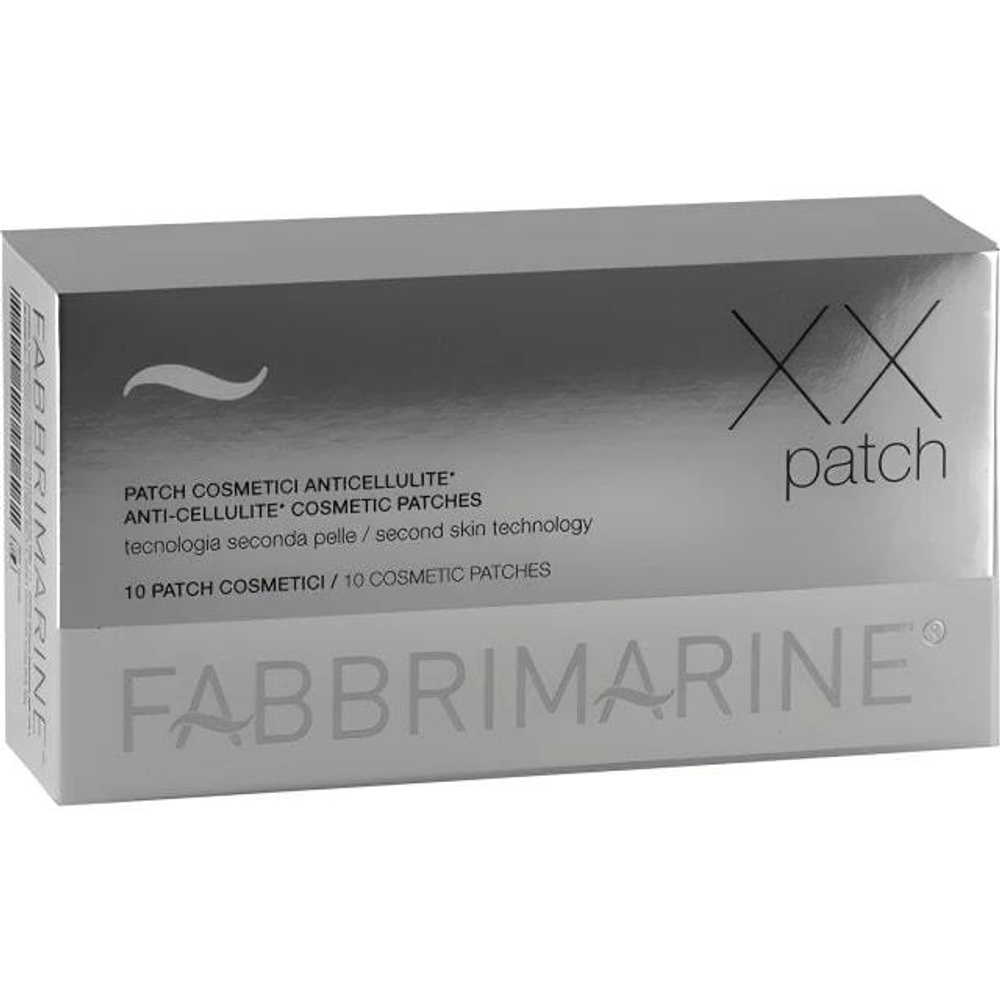 FABBRIMARINE Антицеллюлитные патчи, линия XX Patch  XX Patch, Patch сosmetici anticellulite  Anti-cellulite cosmetic patches коробка 10 шт патчей