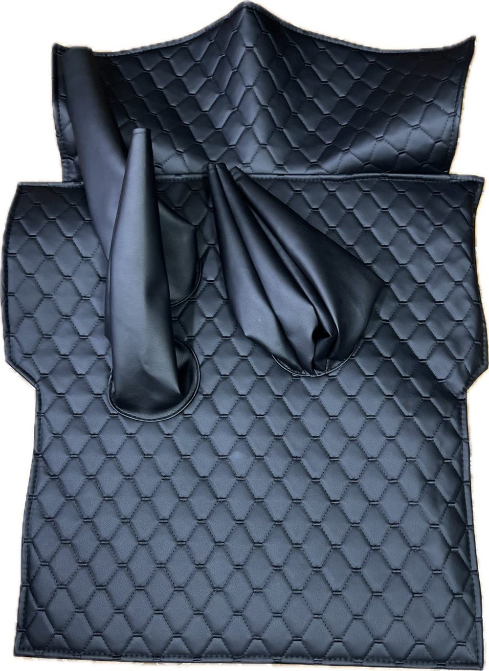 Коврик под рычаги КПП УАЗ 469, 3151 (чёрная нить Рубин)