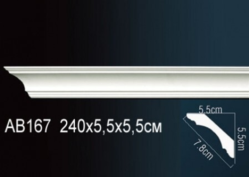 Карниз потолочный гибкий AB167