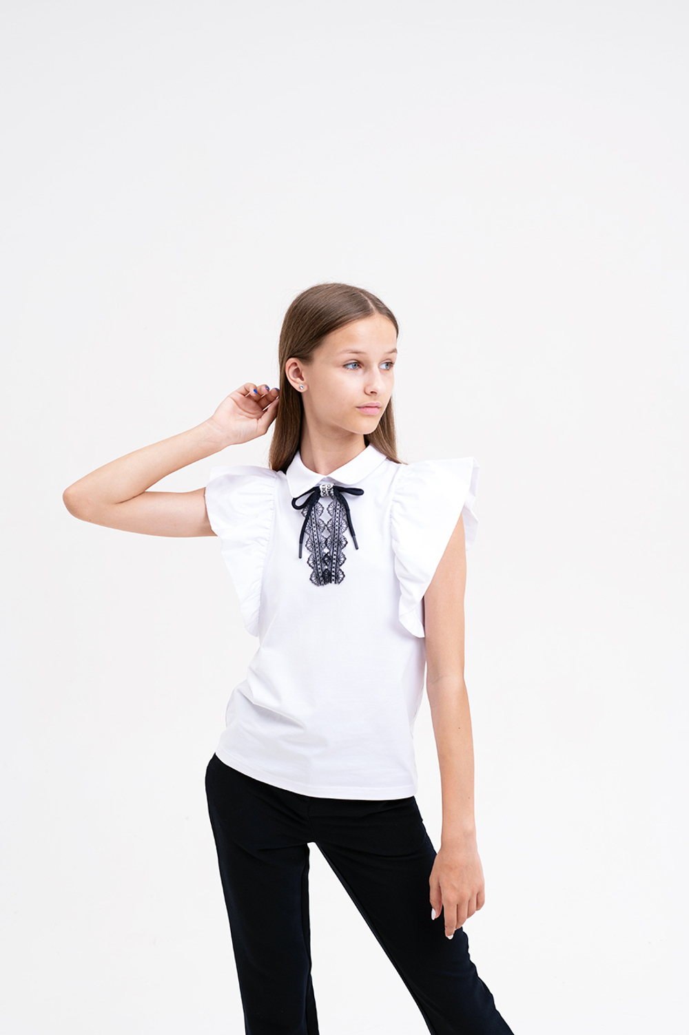 Блуза к/р трикотаж. д/д DELORAS Z63479S