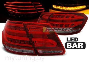 Задние фонари для Mercedes E W212 red smoke led