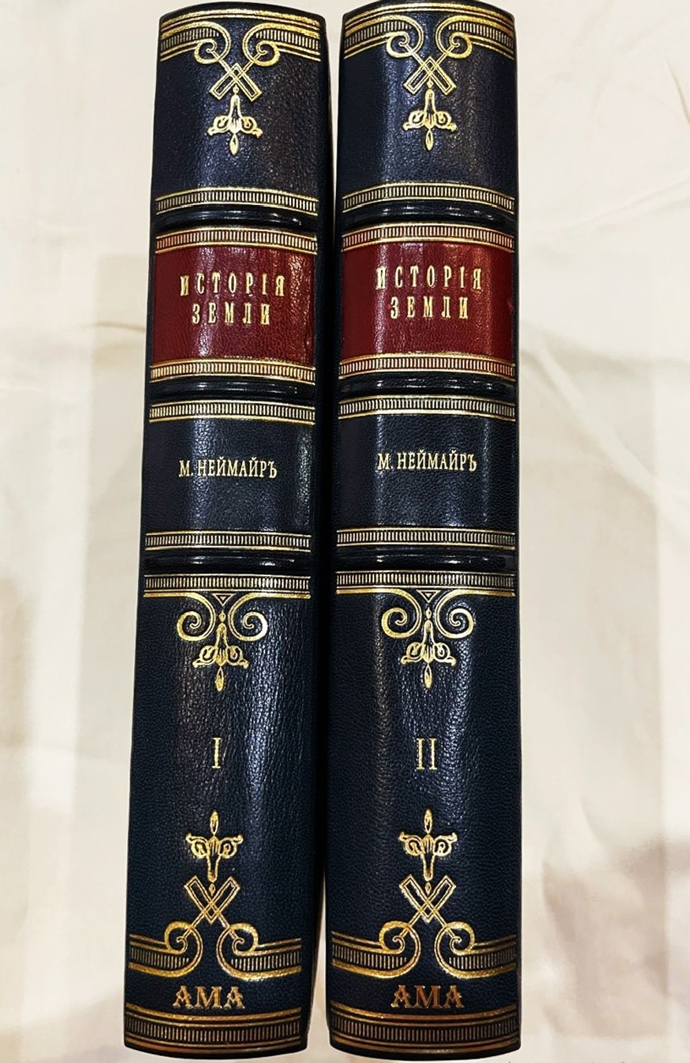 "История Земли в двух томах". М.Неймайр. 1902г.