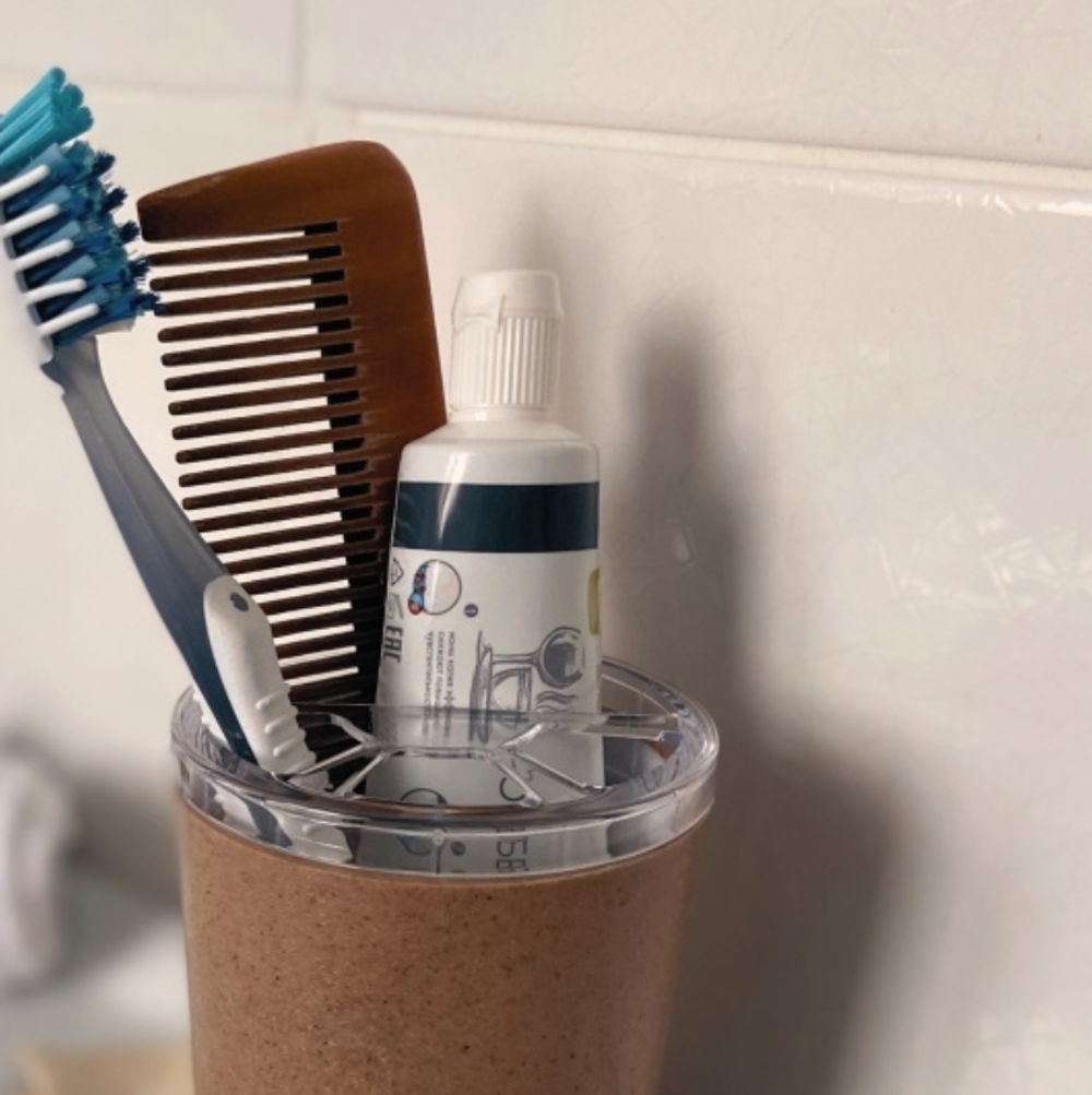 Подставка для зубных щеток Art Deco, nature