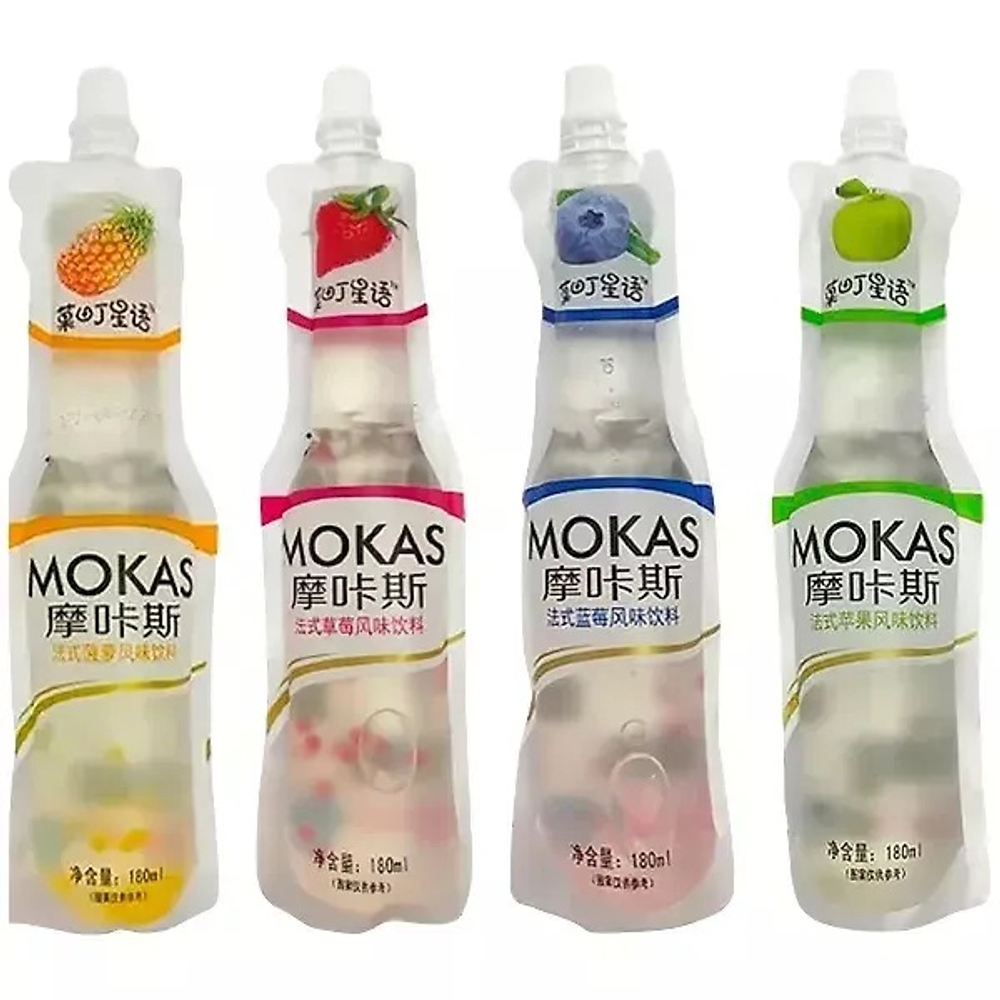 Желе сокосодержащее MOKAS со вкусом клубники