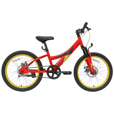 Велосипед подростковый городской Tech Team Calibri 20" красно-желтый