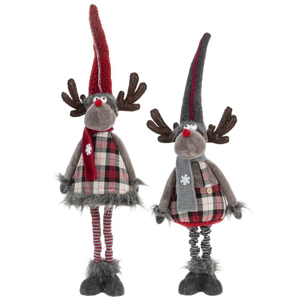 GAEM Игрушка набивная "Олень" (телескоп ноги), L30 W18 H88/33 см, 2в.