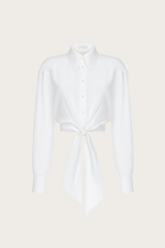 Блуза из молочного шелка