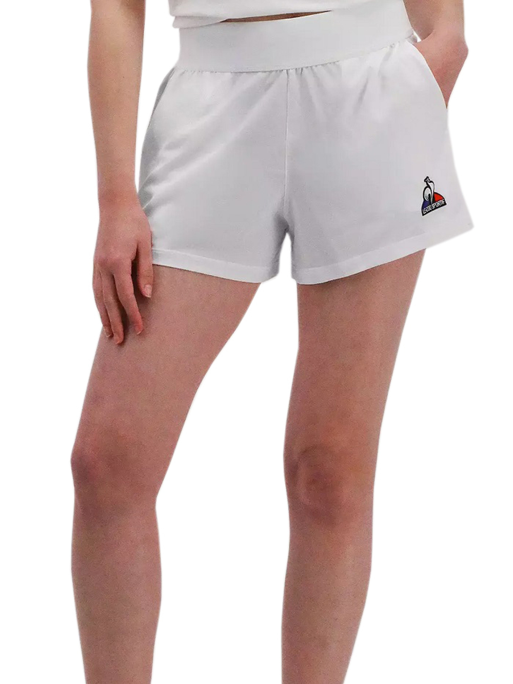 Женские Шорты теннисные Le Coq Sportif Short 22 No.1 W - белый