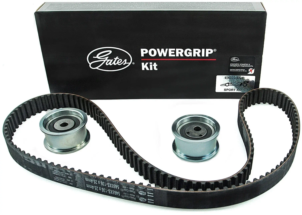 Комплект ГРМ GATES KIT POWER GRIP SPORT для ВАЗ 2110-2112 с 16-ти клапанным двигателем