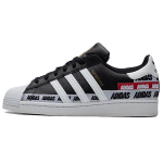 Кроссовки Adidas Originals Superstar Wordmark Heel Stripe Core Black