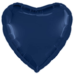 Шар фольгированный Сердце 46 см (Синий)