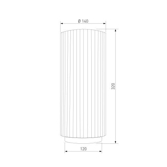 101101 / настольный светильник / латунь