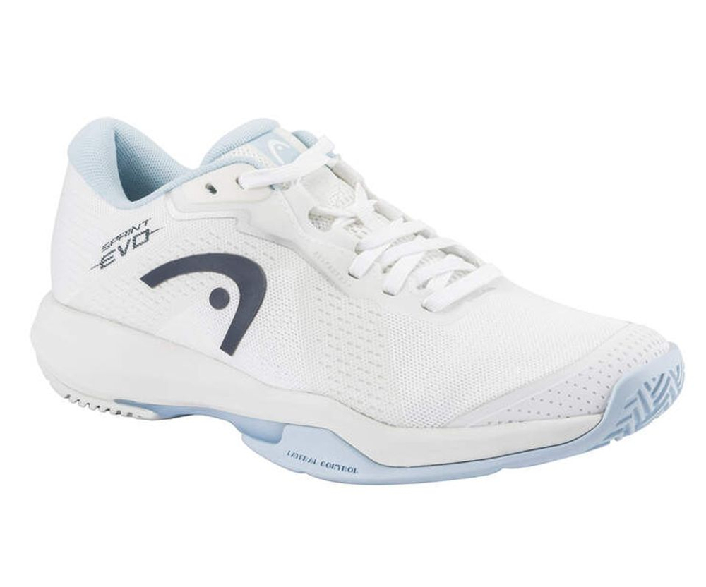 Женские Кроссовки теннисные Head Sprint Evo 4.0 - white/light blue