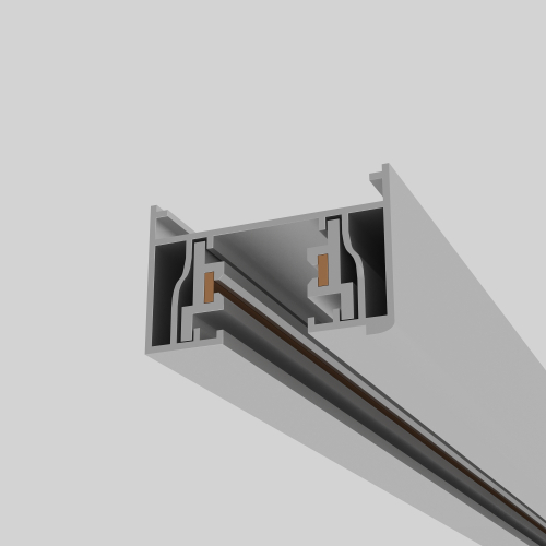 ST001.529.00 Шинопровод однофазный накладной  ST-Luce Белый Длина 2 000мм Однофазная трековая система