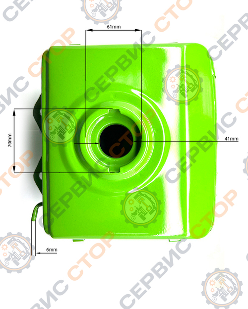 Топливный бак (потайная горловина) 180N