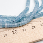 Аквамарин, размер около 4,3*2,5 мм, цена за 38-39 шт (1/4 нити)