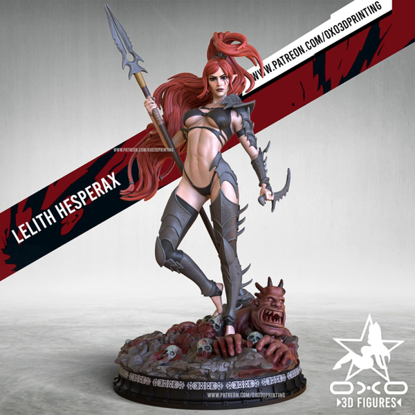 Фигурка Лелит Гесперакс Друкари Королева Ножей Тёмные эльдар Культ Распри NSFW