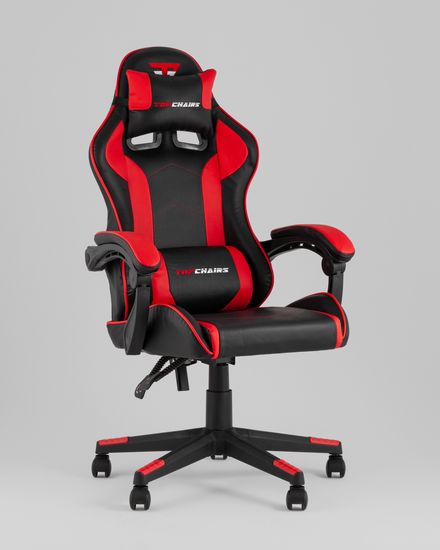 Кресло спортивное TopChairs Shadow черно-красный