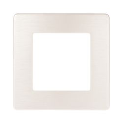 Рамка для розеток и выключателей ЭРА Серия 12 12-5101-15 на 1 пост, Сатин, перламутр