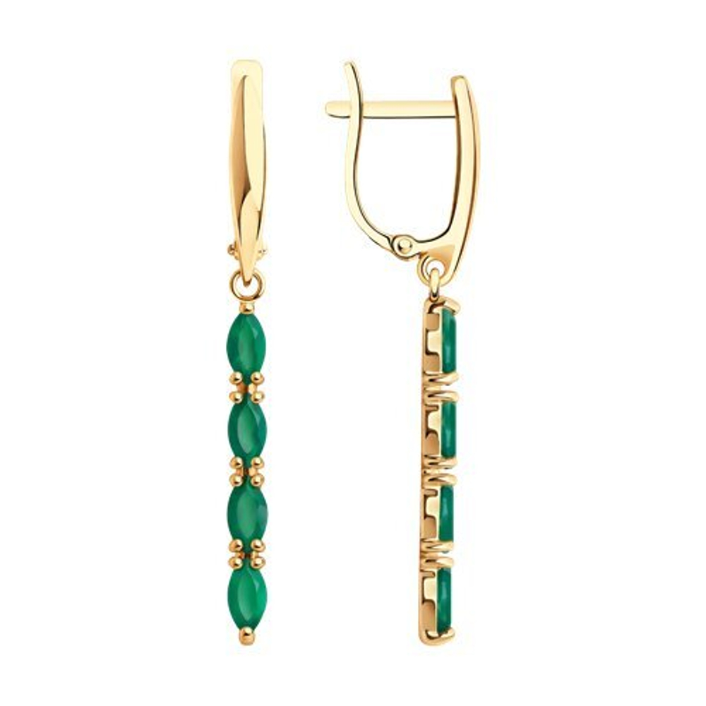 Серьги из золота 585 пробы