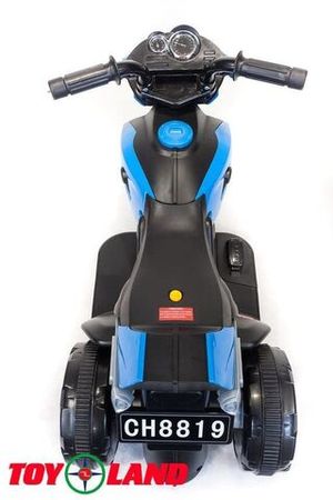 Детский электромотоцикл Toyland Minimoto CH 8819 синий