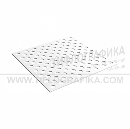 Прижим для монтажа тактильной плитки, конус шахматный 500x500 мм