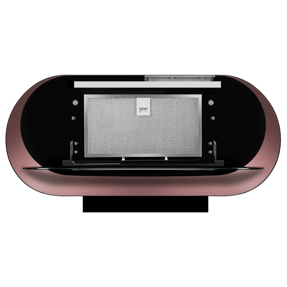 Кухонная вытяжка MAUNFELD GUNA 60 чёрный антрацит с розовым золотом