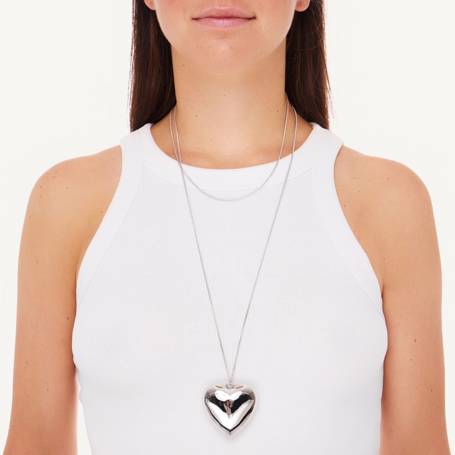 Колье Immersive Heart Necklace – Silver