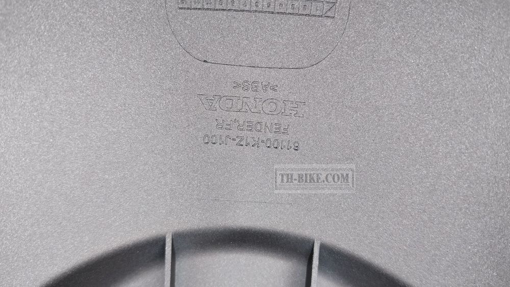 61000-K1Z-TH0ZA, FENDER SET, FR. (WL) *TYPE5* (TYPE5 ), Matt Black. Honda PCX125-160 (2021-2025)