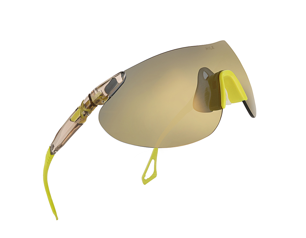 Спортивные очки HILX Domain Shiny Crystal Khaki / Gold Lens