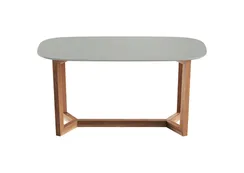 Стол обеденный Cross 2 160*85 см (светло-серый, бук)