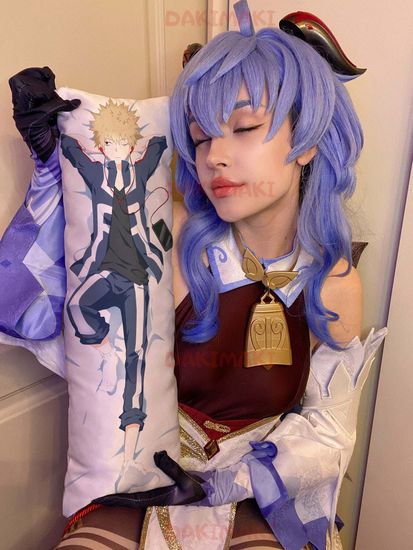 Мини дакимакура Кацуки Бакуго из Моя геройская академия арт. M0574, 60х20 см