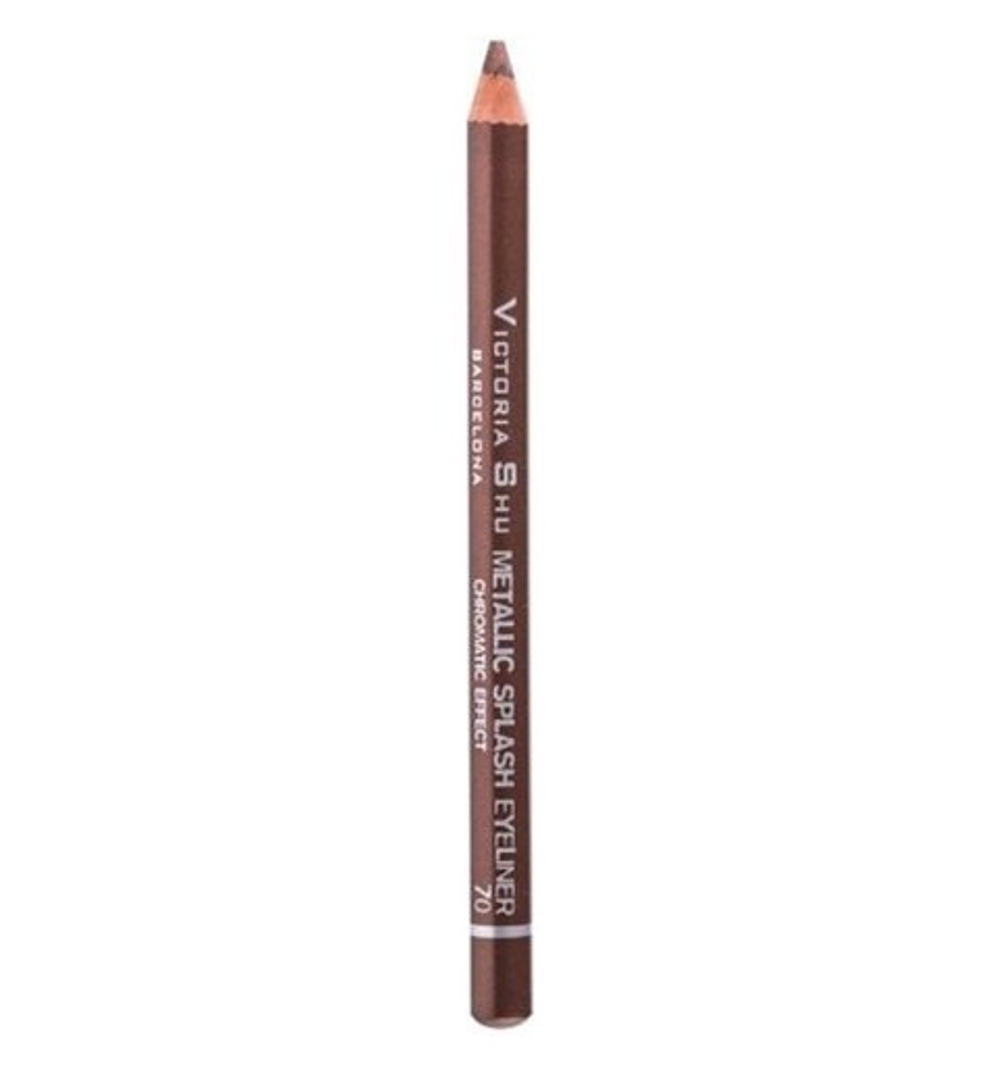 Victoria Shu Карандаш для глаз Metallic Splash, тон №70, Коричневый, 1,14 гр