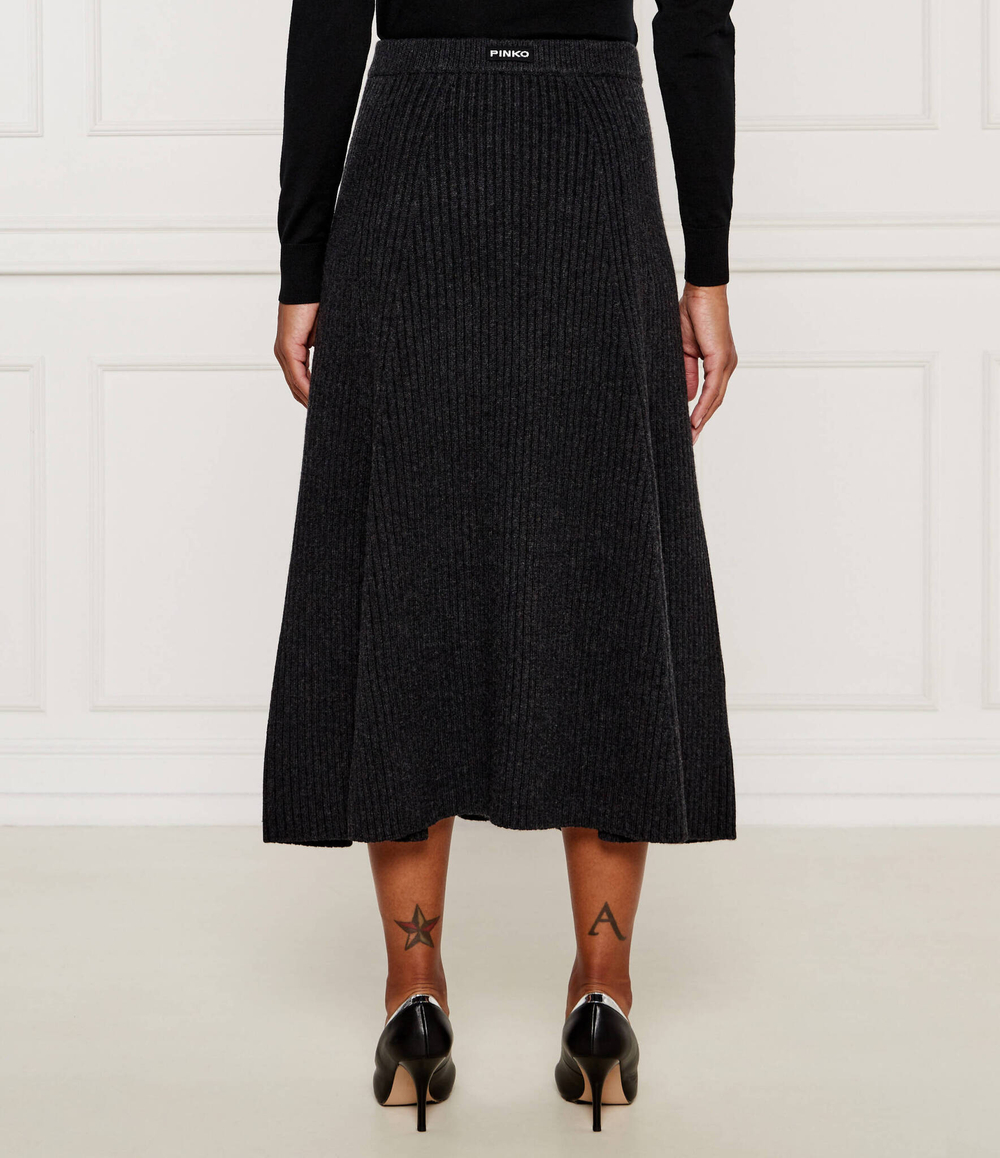 Хлопковая юбка arabian Pinko - графитовый(104390 A27B)