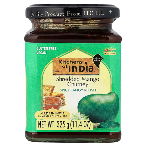 Kitchens of India, чатни из измельченного манго, 325 г (11,4 унции)