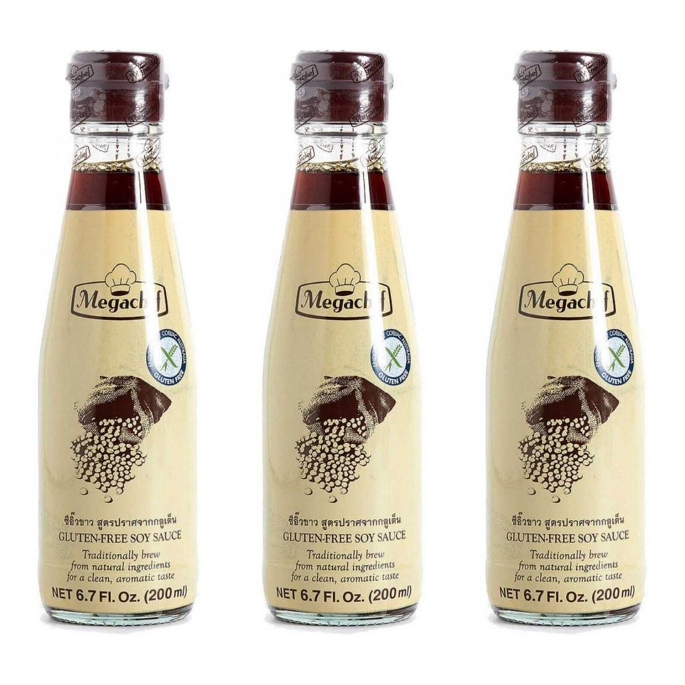 Соевый соус Megachef без глютена 200 мл, 3 шт