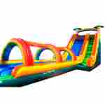 Водная горка с бассейном «Тропические выходные», 11*4*5 м